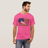 Amerikaanse vlag Salamander T-shirt (Voorkant volledig)