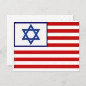 Amerikaanse vlag - samen staan we voor de VS Briefkaart (Voorkant / Achterkant)