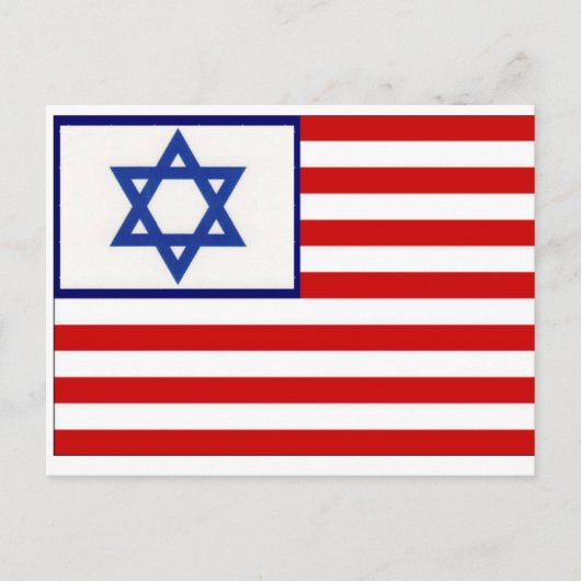 Amerikaanse vlag - samen staan we voor de VS Briefkaart (Voorkant)