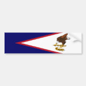 Amerikaanse vlag Samoa Bumpersticker (Voorkant)