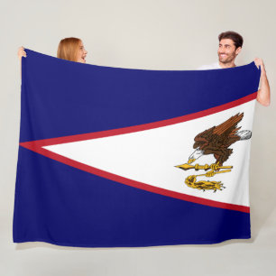Amerikaanse vlag Samoa Fleece Deken