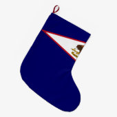 Amerikaanse vlag Samoa Grote Kerstsok (Voorkant (Hangend))