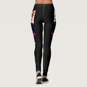 Amerikaanse vlag Samoa Leggings (Achterkant)