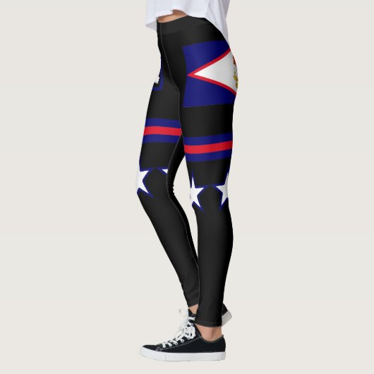 Amerikaanse vlag Samoa Leggings (Links)