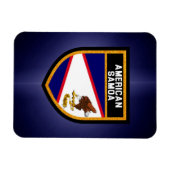 Amerikaanse vlag Samoa Magneet (Horizontaal)