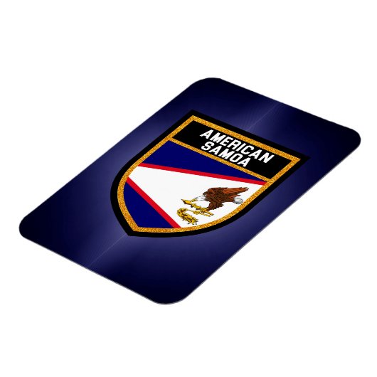 Amerikaanse vlag Samoa Magneet (Linkerzijde)