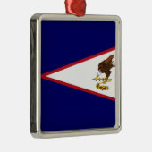 Amerikaanse vlag Samoa Metalen Ornament (Rechts)
