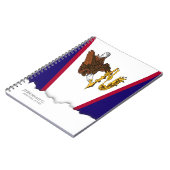Amerikaanse vlag Samoa Notitieboek (Linkerzijde)
