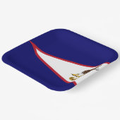 Amerikaanse vlag Samoa Papieren Bordje (Gebogen)