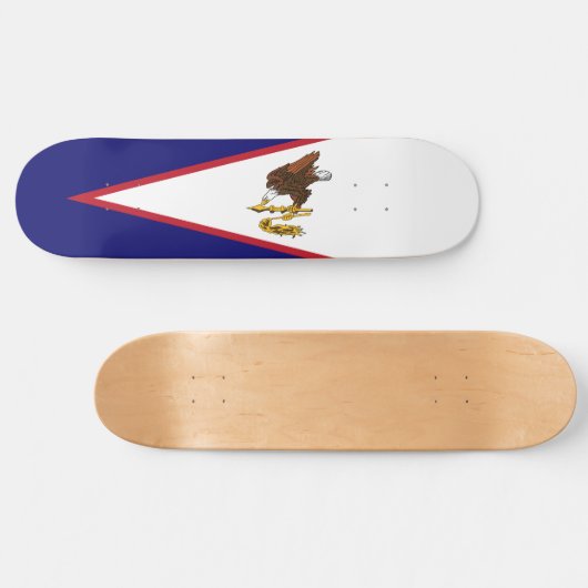 Amerikaanse vlag Samoa Persoonlijk Skateboard (Horizontaal)
