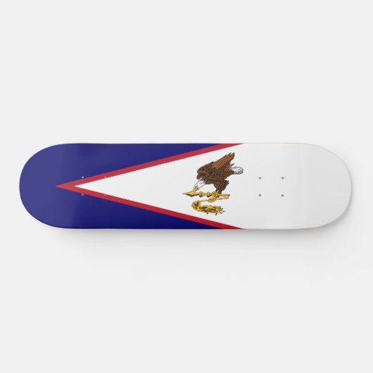Amerikaanse vlag Samoa Persoonlijk Skateboard (Horizontaal)