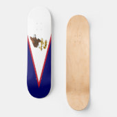 Amerikaanse vlag Samoa Persoonlijk Skateboard (Voorkant)