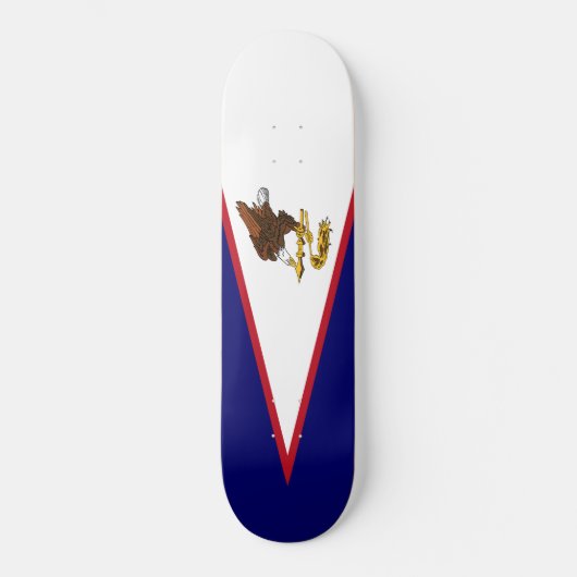 Amerikaanse vlag Samoa Persoonlijk Skateboard (Voorkant)