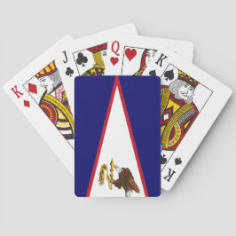 Amerikaanse vlag Samoa Pokerkaarten