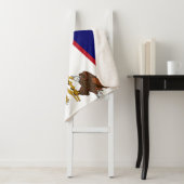 Amerikaanse vlag Samoa Sherpa Deken (In situ)