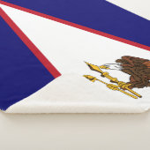 Amerikaanse vlag Samoa Sherpa Deken (3/4)