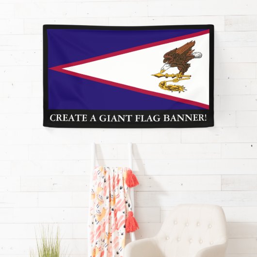 Amerikaanse vlag Samoa Spandoek (Insitu)