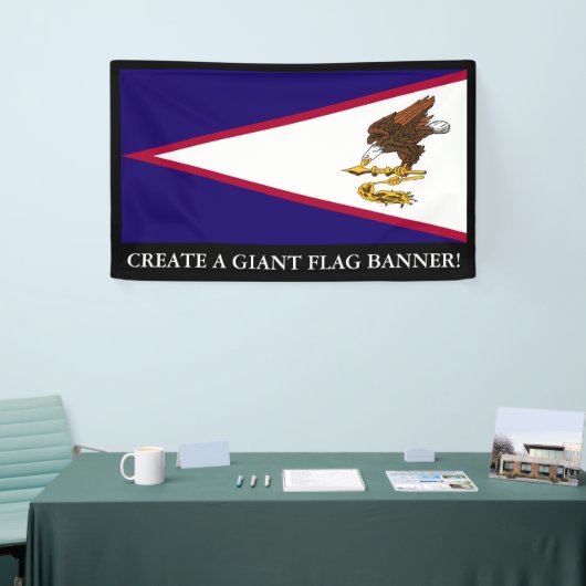 Amerikaanse vlag Samoa Spandoek (Beurs)