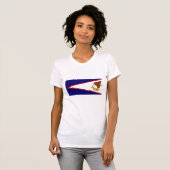 Amerikaanse vlag Samoa T-shirt (Voorkant volledig)