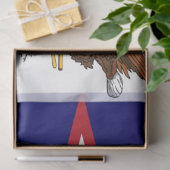 Amerikaanse vlag Samoa Tissuepapier (Geschenk)