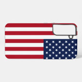 Amerikaanse vlag samsung galaxy hoesje (Achterkant horizontaal)
