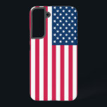 Amerikaanse vlag samsung galaxy hoesje<br><div class="desc">Bescherm uw Samsung Galaxy-telefoon in stijl met dit USA Flag-hoesje met het iconische ontwerp van rode, witte en blauwe sterren en strepen. Dit duurzame hoesje biedt betrouwbare bescherming tegen krassen, druppels en dagelijkse draag terwijl het uw Amerikaanse trots laat zien. Het is ontworpen om perfect te passen op Samsung Galaxy-modellen...</div>