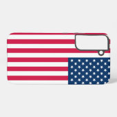 Amerikaanse vlag samsung galaxy hoesje (Achterkant horizontaal)