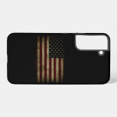 Amerikaanse vlag samsung galaxy hoesje (Achterkant horizontaal)