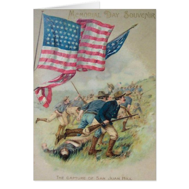 Amerikaanse vlag San Juan Hill Roosevelt (Voorkant)