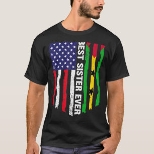 Amerikaanse vlag & Sao Tomé en Principe vlag beste T-shirt
