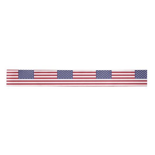 Amerikaanse vlag satijnen lint (Voorkant)