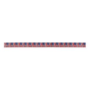 Amerikaanse vlag Satin Ribbon Satijnen Lint