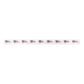 Amerikaanse vlag Satin Ribbon Satijnen Lint (Voorkant)