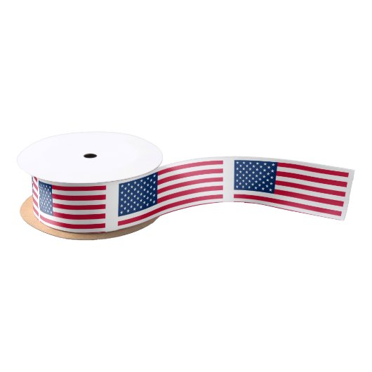 Amerikaanse vlag Satin Ribbon Verenigde Staten Satijnen Lint (Spoel)
