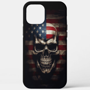 Amerikaanse Vlag Schedel Case-Mate iPhone Case