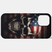 Amerikaanse Vlag Schedel Case-Mate iPhone Case (Achterkant (horizontaal))