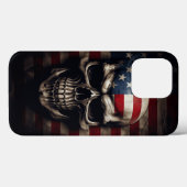 Amerikaanse Vlag Schedel Case-Mate iPhone Case (Achterkant (horizontaal))