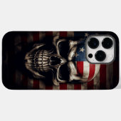 Amerikaanse Vlag Schedel  Case-Mate iPhone Case (Achterkant (horizontaal))