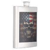 Amerikaanse Vlag Schedel Flacon (Rechts)