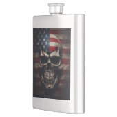 Amerikaanse Vlag Schedel Flacon (Links)