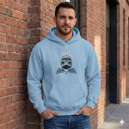 Amerikaanse Vlag Schedel Hoodie in Distressed Stij