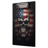 Amerikaanse Vlag Schedel Klembord (Links)