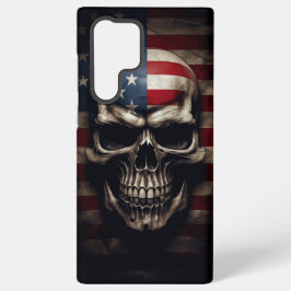 Amerikaanse Vlag Schedel Samsung Galaxy Hoesje