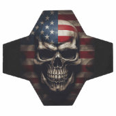 Amerikaanse Vlag Schedel Voetbal (Enkel)