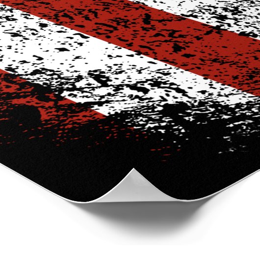  - amerikaanse vlag schept Murica op 4 juli Poster (Hoek)