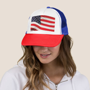 Amerikaanse vlag schilderen trucker pet