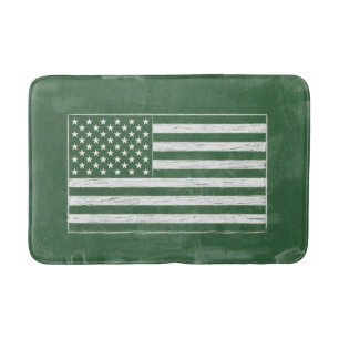 Amerikaanse vlag schoolbord kunst (Tekening nr. 4) Badmat