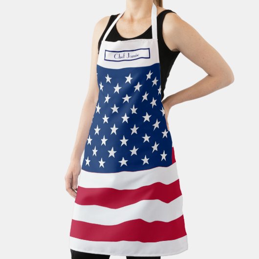 Amerikaanse vlag schort (Insitu)