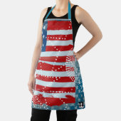 Amerikaanse vlag schort (Insitu)