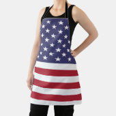 Amerikaanse vlag schort (Insitu)